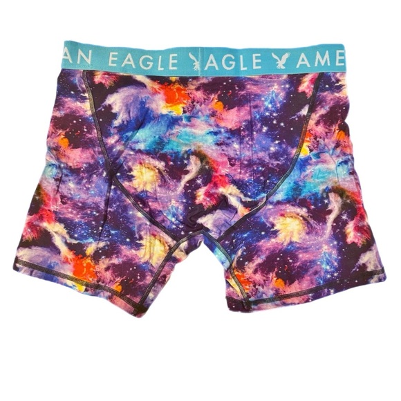 New AEO Galaxy 6" Classic Boxer Brief 2 pack - Picture 3 of 7